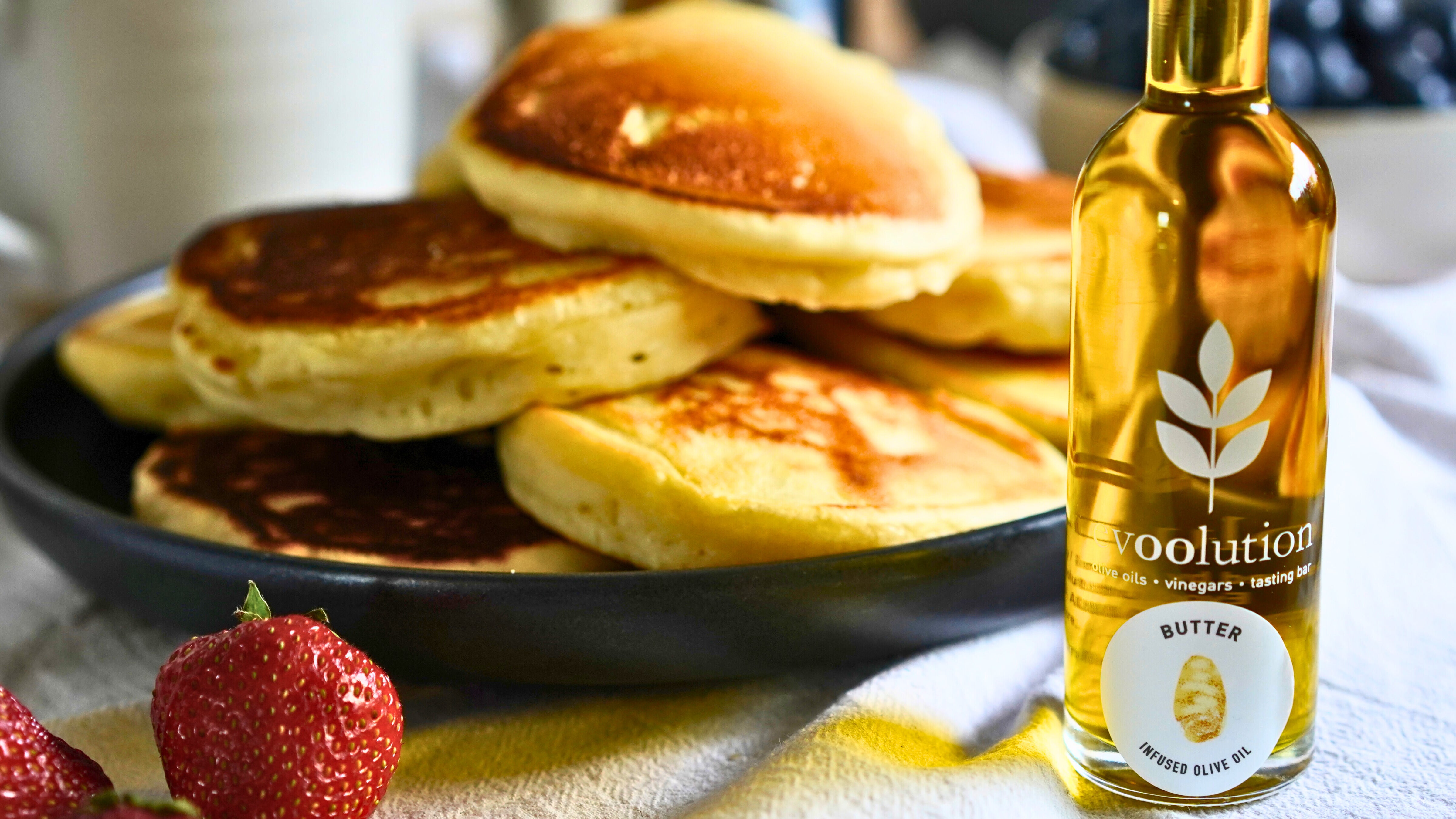 Butter Olive Oil Pancakes – Evoolution