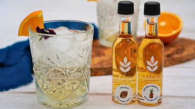 Sparkling Piña Colada with Coconut and Golden Pineapple Balsamics
