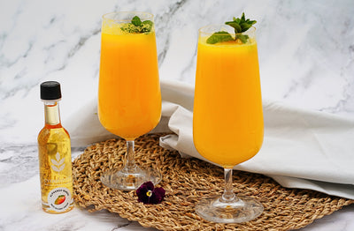 Frozen Mango Bellini with Alphonso Mango Balsamic