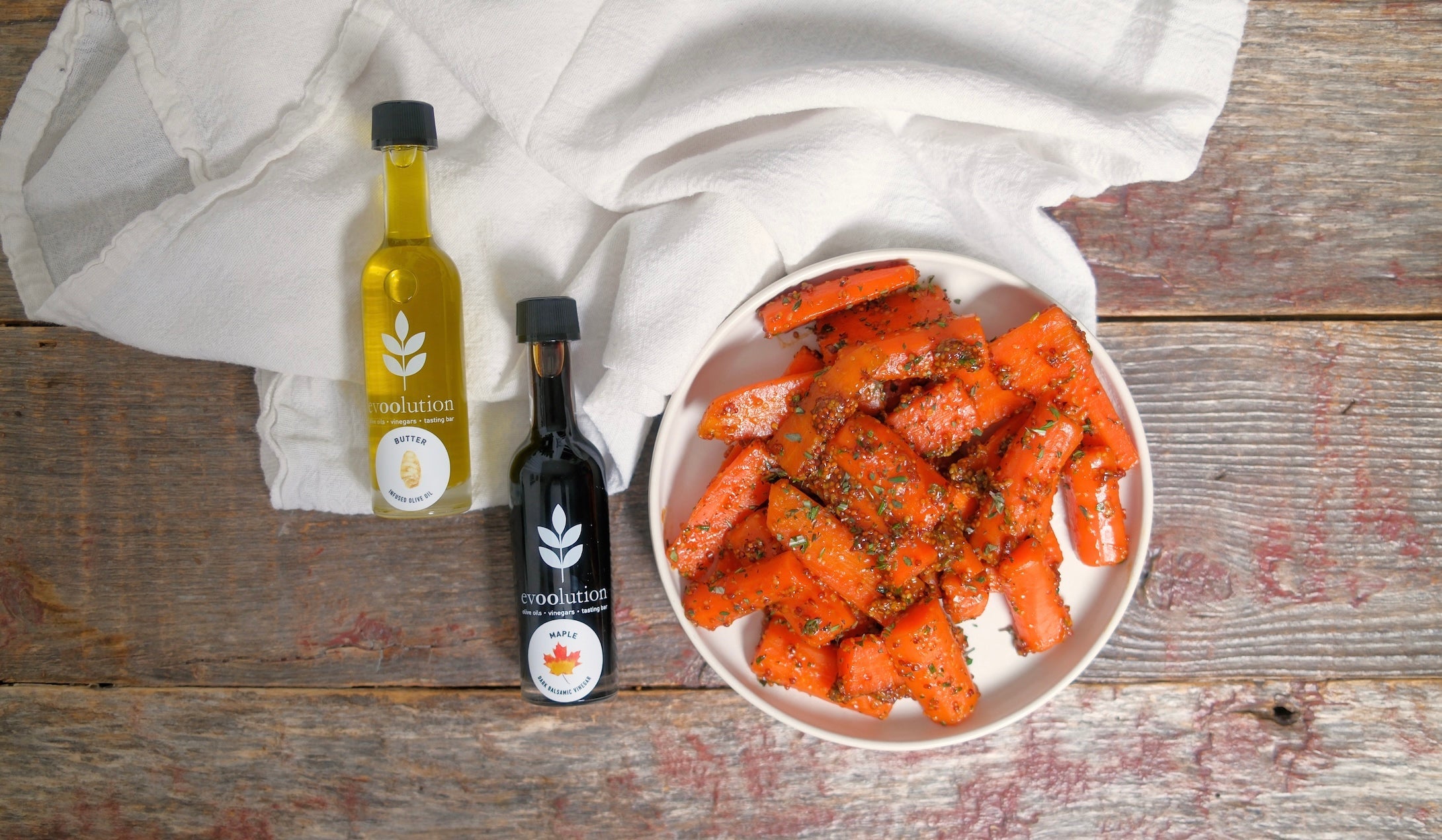 Glazed Carrots with Butter Olive Oil and Maple Balsamic – Evoolution