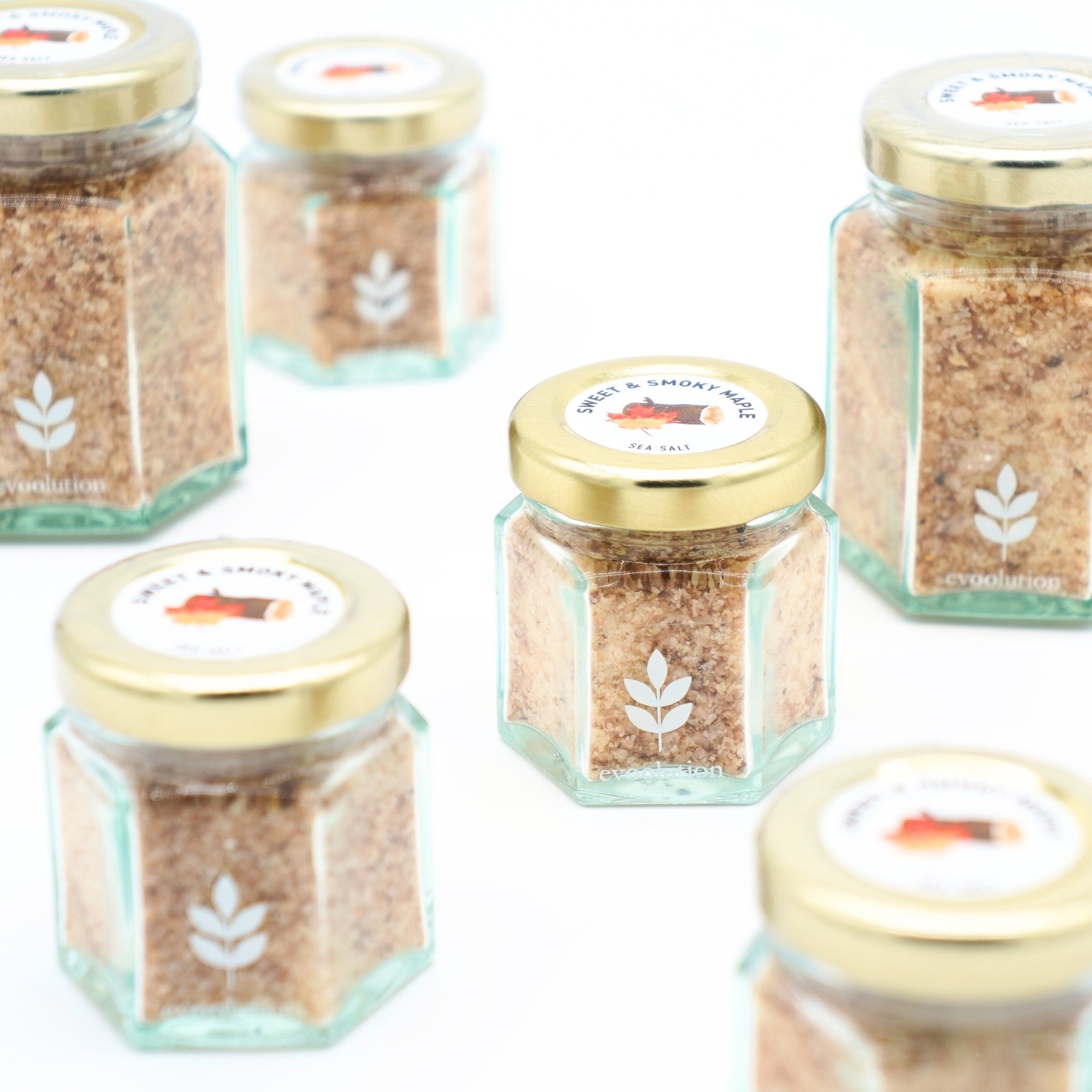 Maple Salt Sweet & Smoky Maple - Sea Salt - Evoolution